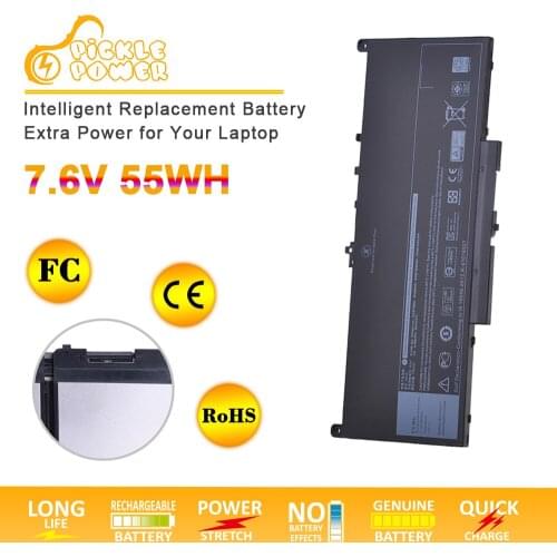 J60J5 Laptop Battery for Dell Latitude E7270 E7470 Series R1V85 451-BBSX 451-BBSY 451-BBSU MC34Y 242WD Notebook 7.6V 55Wh