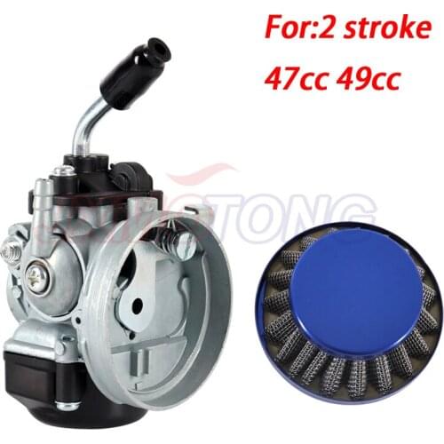 Carb Carburetor with Air Filter For mini motor 49cc 50cc 60cc 66cc 80cc 2-Stroke Motorized Bike