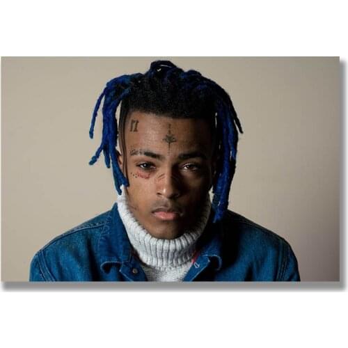 Canvas Prints Xxxtentacion Poster Singer Home Decor Rap Painting Wall Art Hip Hop Picture Popular Character Modular Office Frame