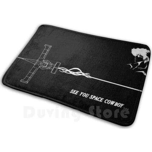Cowboy Bebop Inspired Mat Rug Carpet Soft Non-Slip Mat Rug Carpet Cushion Cowboy Bebop Anime Bebop Manga Cowboy Spike Space