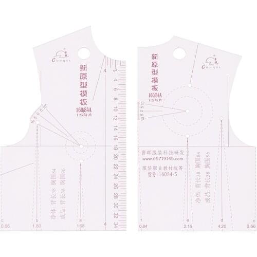 Lychee Life 1:5 Fashion Design Ruler Cloth School Student Teching Apparel Drawing Templete Garment Prototype Rulers Sewing Tool