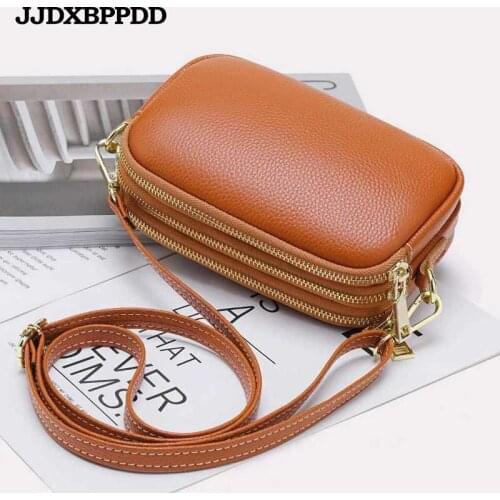 Fashion Shoulder Bag for Women Messenger Bags Ladies Genuine Leather Small Crossbody Bags Female Square Bag Bolsas Feminina Saco