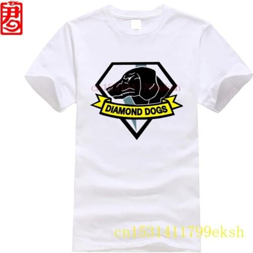 TEEWINING Diamond Dogs Men Tshirt Metal Gear Solid T Shirt T Shirt Camiseta de Algodon