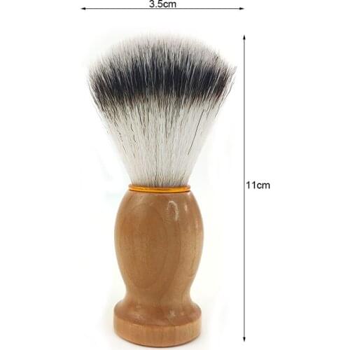Men Shaving Brush Badger Hair Shave Wooden Handle Facial Beard Cleaning Appliance High Quality Pro Salon Tool Safety Razor Brush