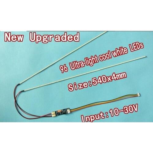 NEW 5PCS 24'' 540mm Adjustable brightness led backlight strip kit,Update 24inch-wide LCD CCFL panel to LED backlight