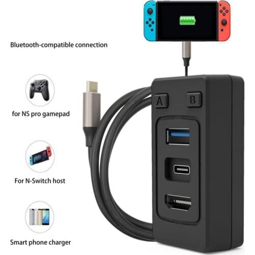 New For Switch Projection Screen HDMI-compatible Video Conver Bluetooth-compatible Transmitter For Switch Conversion Adapter