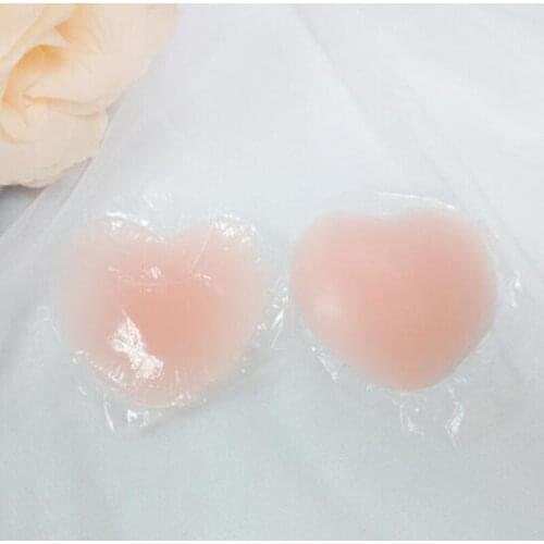 New Women Invisible Silicone Nipple Stickers Pasties Strapless Chest Pad Covers Reusable Self Adhesive Breast Petals Accessories
