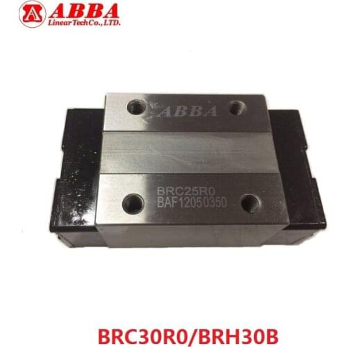 4pcs Original Taiwan ABBA BRC30RO/BRH30B Linear narrow Block Linear Rail Guide Bearing for CNC Router Laser Machine parts