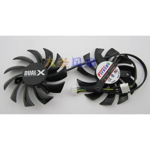 Sapphire HD7850 1G 2G Platinum Edition graphics card dual fan temperature control FD7010H12S