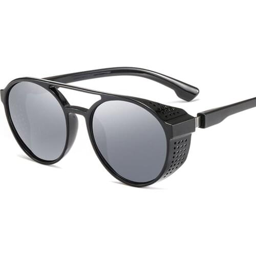 Vintage Men Sunglasses Women Retro Punk Round Lens Sun Glasses Fashion Eyewear Gafas sol mujer