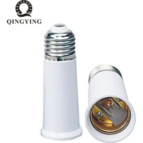 10pcs/lot E27-E27 Lamp Holder Converter 95mm Screw Socket E27 to E27 Lamps Holder Adapter Light Bulb Plug Extender Free Shipping