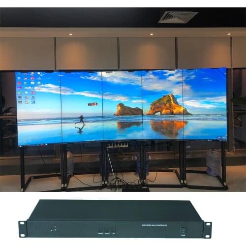 1x5 4k vertical video wall controller, vertical video wall processor for 5 units