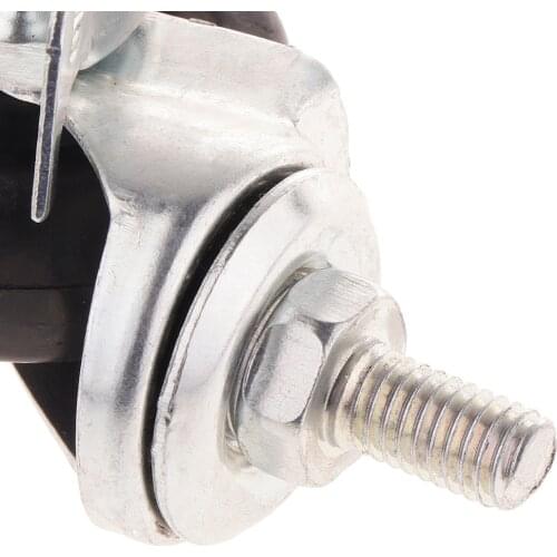 360 Degree Swivel Castors 1.5 Inch Wheels Rubber Furniture Castor Wheel Caster