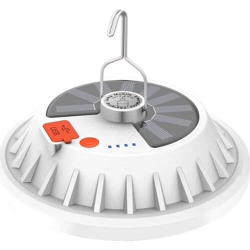 5 Modes Of Solar LED Camping Light USB Rechargeable With Remote Control IPX7 Waterproof Mobile Power Camping Light