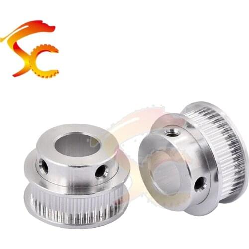 50PCS/LOT GT2 40 teeth fit for belt width 6mm bore 5mm 6mm 6.35mm 8mm 10mm 12mm 2GT 40teeth timing pulley for 3D printer pulley