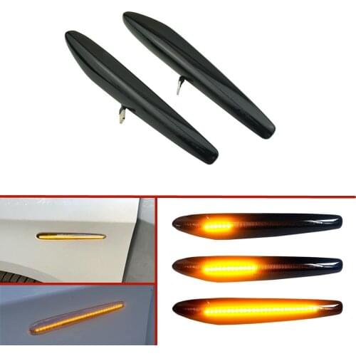 60691105 For Alfa Romeo Boera Spider 159 Sportwagon Typ 939 2Pcs LED Dynamic Side Marker Lights Arrow Turn Signal Blinker Lamps