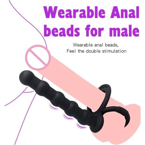Anal Beads Double Penetration Strap On Butt Plug G Spot Clitoris Stimulator Adult Games Sex Toys For Men Couples Sex Products