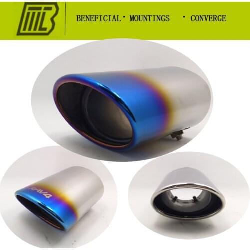 Car-styling Exhaust End Tube Muffler Modified Tail PIPE FOR PRADO RAV4 Special Tips Inlet 76mm.length145mm Tip Stainless