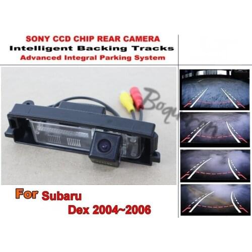 For Subaru Dex 2004 2005 2006 Smart Tracks Chip Camera / HD CCD Intelligent Dynamic Parking Car Rear View Camera