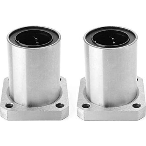 2Pcs LMEK30UU 30Mm Flange Bearing Europe Version 30X47X68Mm Cnc Flanged Linear Bearings Flange Linear Bush