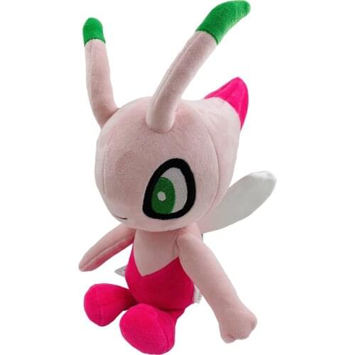 Colorful Celebi Pikachus Pokemoned plush toys Elf cute stuffed doll creative Claw machine Decorations for kids gifts