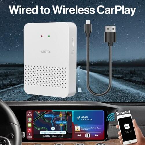 AD3WCP Wireless CarPlay Adapter Compatible with Factory Apple Carplay For Vehicles Audi/Porsche/Volvo/Volkswagen USB CarPlay