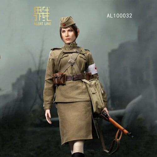In Stock Alert Line AL100032 1/6 Female Medical soldier Toys Dolls For Collections Full Action Figure