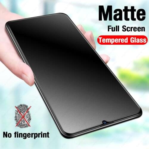 Matte Anti-fingerprint Tempered Glass for huawei p30 p20 pro lite y9s y9 y7 y6 prime 2018 screen protector for Huawei Mate 30