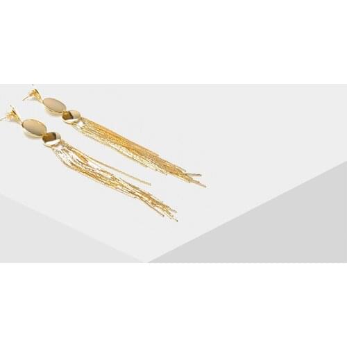 M27-Amorita boutique Fashion Circular tassel earrings