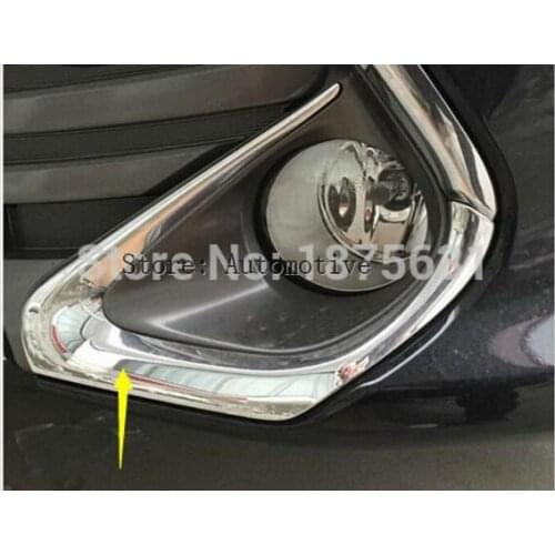 Front Fog Light Cover Chrome Cover Trim Car Styling For TOYOTA Camry 2014 2015 2016 2017 2pcs