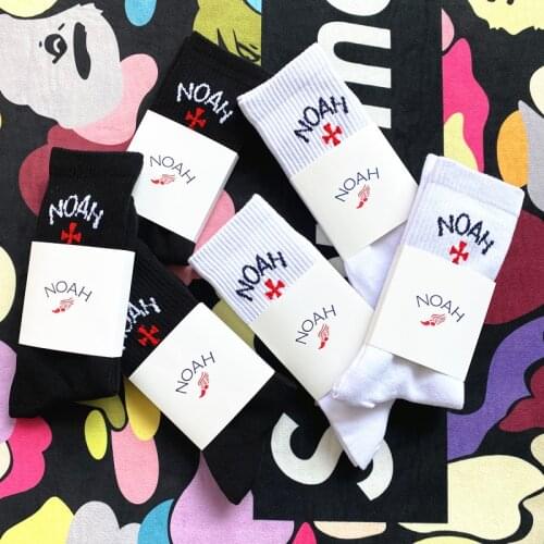 2Pairs NOAH Socks Women Hombre embroidery Hosiery Funny Bandhnu Summer Casual Short Print man in Bulk