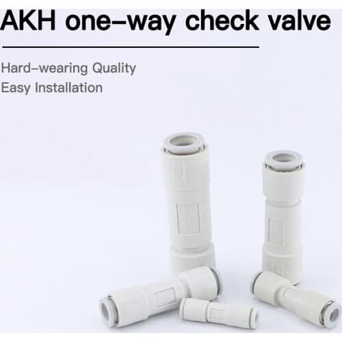 SMC type pneumatic joint straight tube type AKH04 / 06/08/10 / 12-00 Take over both sides check valve pneumatic components