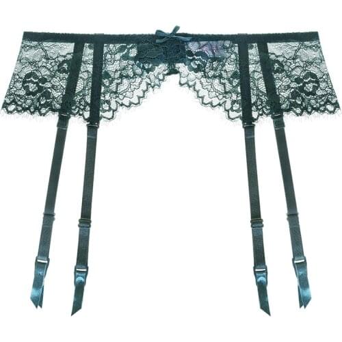 Black/White Suspender Garter Belt Plus Size Sexy Lace Garter Temptation Stockings Suspender Belt Wedding Stocking garters Belts