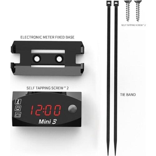 LED Digital Desk Calendar Alarm Day Clock with Date Time Voltage Temperature 964B