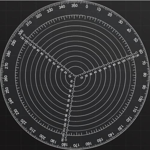Turning centering rule lathe woodworking tool cart log measuring stick find the center compass hand-draw the round ruler