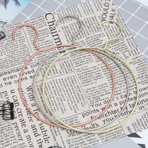 5PCS Nordic Ins Wrought Iron Cloth Hanger Metal ChildrenS Hanging Rack For Tie Pants Scarf