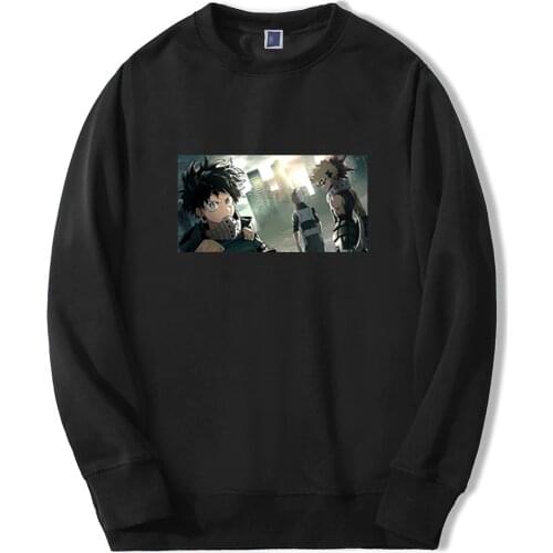 Japan Anime My Hero Academia Deku Bakugou Men Sweatshirt New Arrival Hoodie Fashion Casual High Quality Sportswear Streetwear