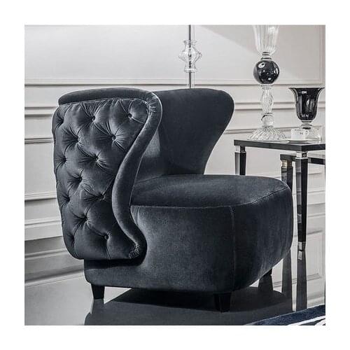 Chinafurniture single chair book chair postmodern light luxury living room single sofa negotiation chair