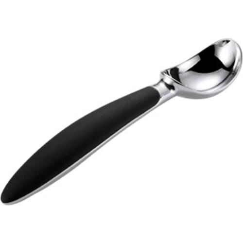 1Pc Zinc Alloy Icecream Scoop Anti-slip Ergonomic Handle Durable Spoon for Dessert High Quality