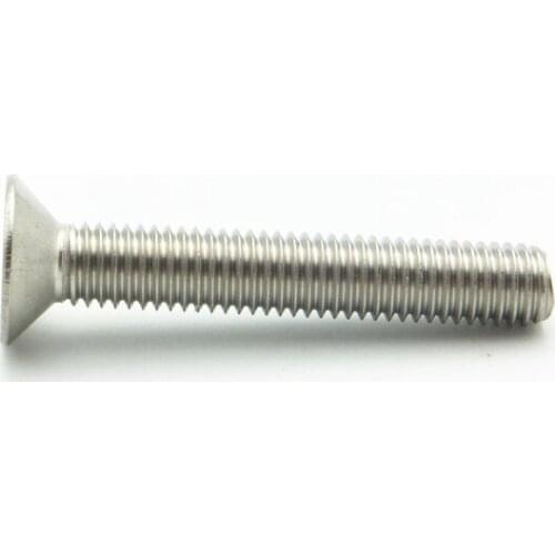 10PCS M5 304 Stainless Steel Metric Thread Flat Head Cap Screw Torx Bolt Fastener