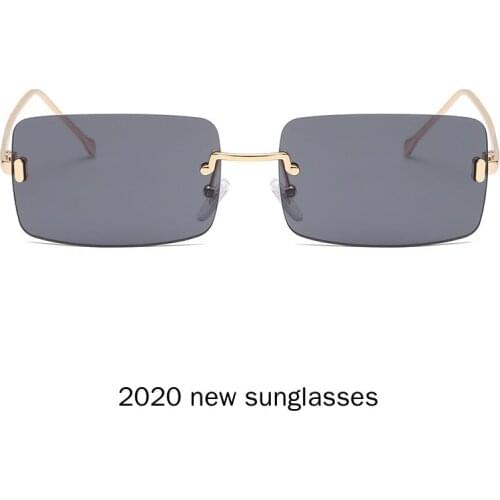 2020 New Fashion Vintage Sunglasses Women Brand Designer Retro Sunglass Rectangle Sun Glasses Female UV400 Lens Eyewears NX