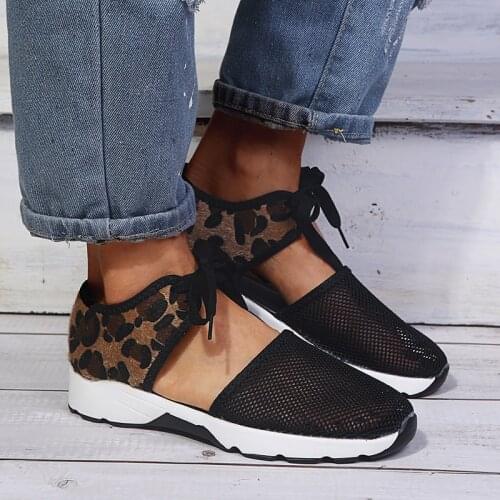 2021 Spring And Summer Womens Mesh Flat Shoes Soft And Breathable Sports Casual Shoes Zapatos De Mujer Womens Flat Shoes