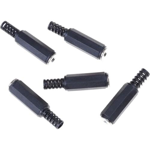 5PCS 3.5mm Female Aux Audio Jack Plug to USB Female Stereo Audio Converter Cord Car MP3 Cable Adapter