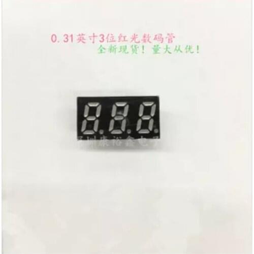 0.31inch 3digits red 7 segment led display 3312AS/3312BS