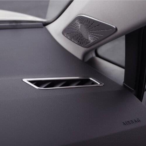 BJMYCYY Car Dashboard A Pillar Air Outlet Vent Trim Frame Sticker Styling Accessories For VW Golf 8 MK8 2020 2021