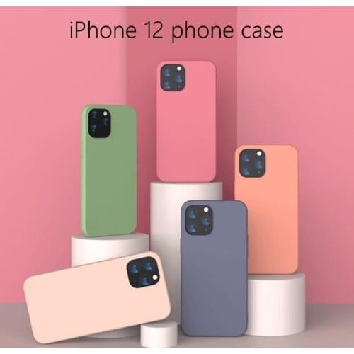 For Apple12 cover mobile phone cases new iPhone12 pro protective sleeve tpu imitation liquid silicone shell iphone 12 max case
