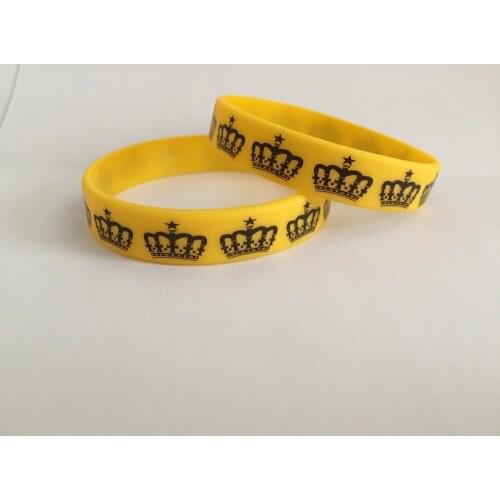 Crowne LOGO Silicone Bracelet Silicone bracelet 100PCS/LOTS Free shiping