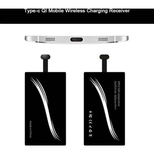 Etmakit Type-C Wireless Charger Receiver Phone Charging Patch Module for Samsung Galaxy S8 Huawei P9 Xiaomi NK-Shopping