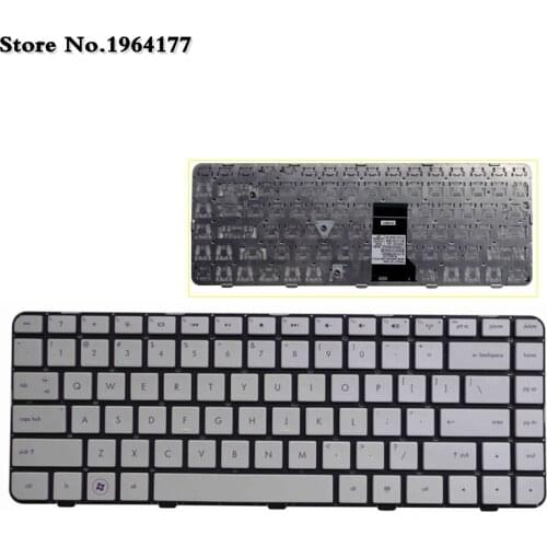 Hot selling!Brand New Replacement English Laptop Keyboard for HP DM4 DM4-1000 DV5-2000 DM4-2000 US Layout no frame white