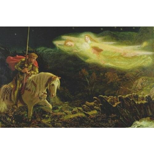 Canvas prints picture classical oil painting Heroic soldiers and angels fine living room decor art